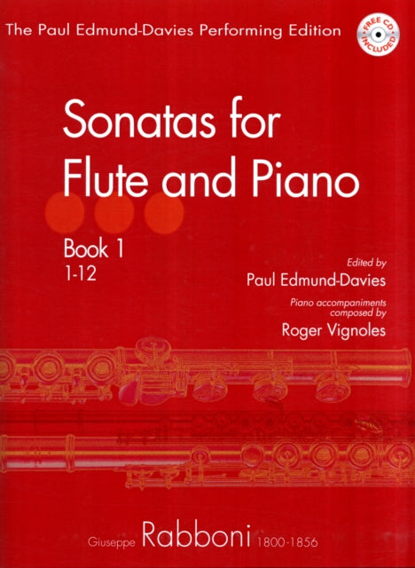 Sonatas for Flute and Piano Book 1 112 Paul EdmundDavies Performing EditionBook  CD