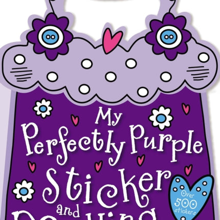 My Perfectly Purple Sticker and Doodling Purse