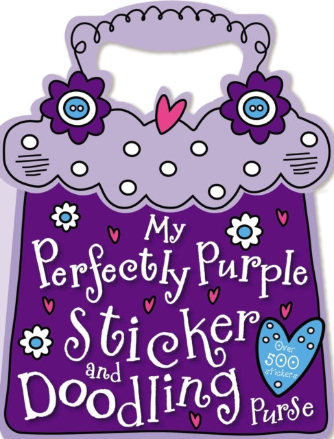 My Perfectly Purple Sticker and Doodling Purse