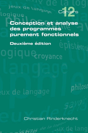 Conception Et Analyse Des Programmes Purement Fonctionnels Deuxieme Edition