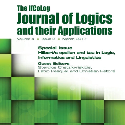 Ifcolog Journal of Logics and their Applications.