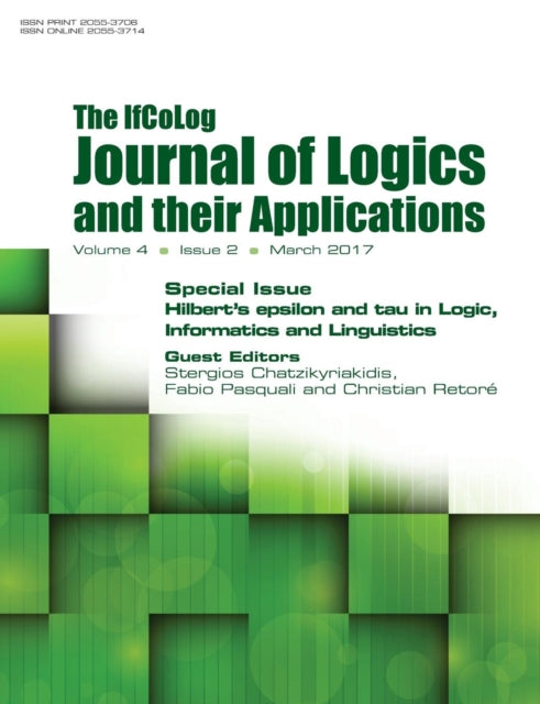 Ifcolog Journal of Logics and their Applications.