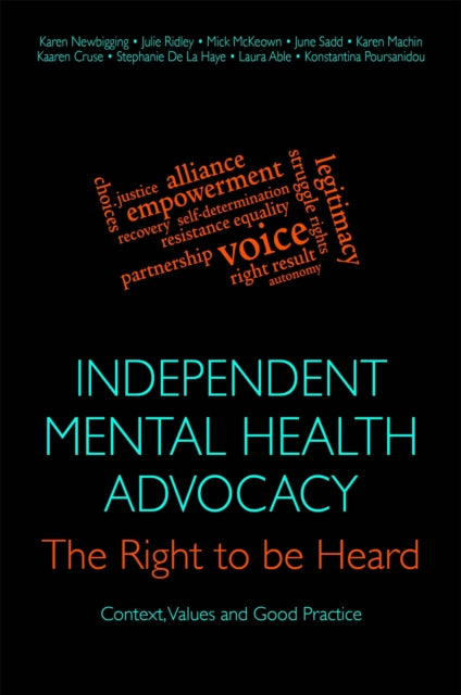 Independent Mental Health Advocacy - The Right to Be Heard: Context, Values and Good Practice