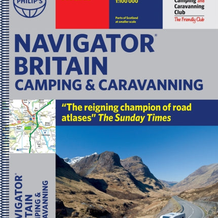 Philips Navigator Camping and Caravanning Atlas of Britain