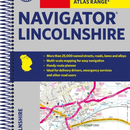 Philip's Street Atlas Navigator Lincolnshire