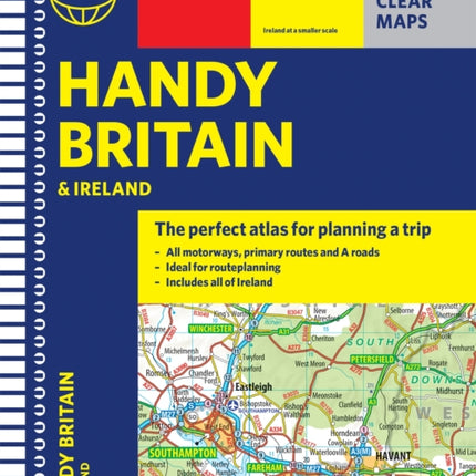 Philip's Handy Road Atlas Britain: (Spiral A5)