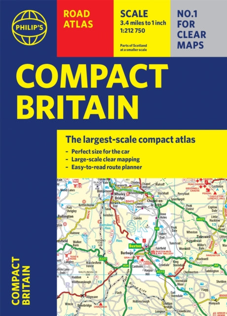 Philip's Compact Britain Road Atlas: (Flexi A5)