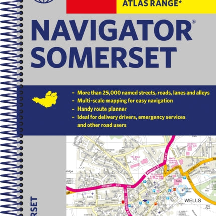 Philip's Street Atlas Navigator Somerset