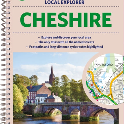 Philip's Local Explorer Street Atlas Cheshire: (Spiral edition)