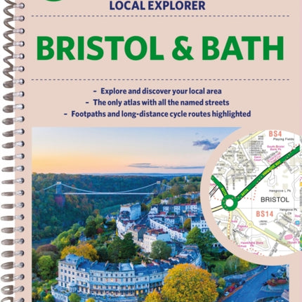 Philip's Local Explorer Street Atlas Bristol and Bath