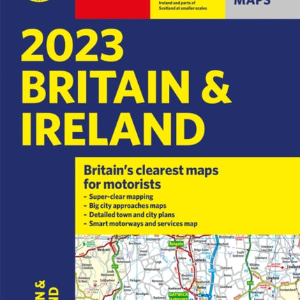 2023 Philip's Road Atlas Britain and Ireland: (A4 Paperback)