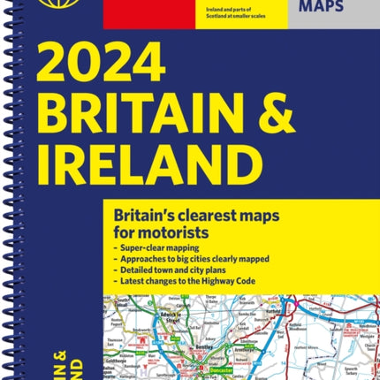 2024 Philip's Road Atlas Britain and Ireland