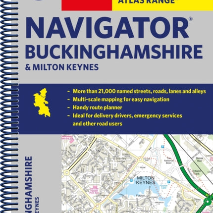 Philip's Navigator Street Atlas Buckinghamshire and Milton Keynes