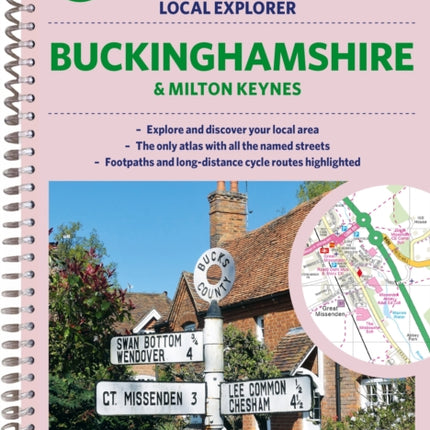 Philip's Local Explorer Street Atlas Buckinghamshire and Milton Keynes