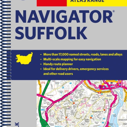 Philip's Navigator Street Atlas Suffolk