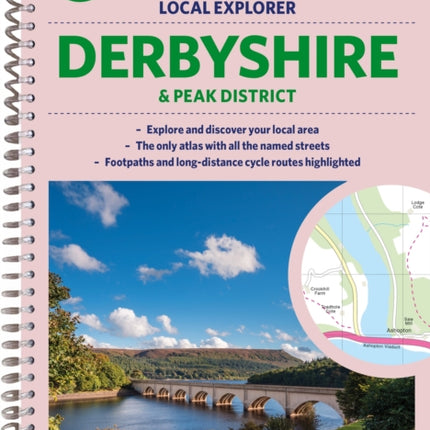 Philip's Local Explorer Street Atlas Derbyshire and the Peak District