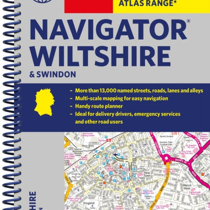 Philip's Navigator Street Atlas Wiltshire and Swindon