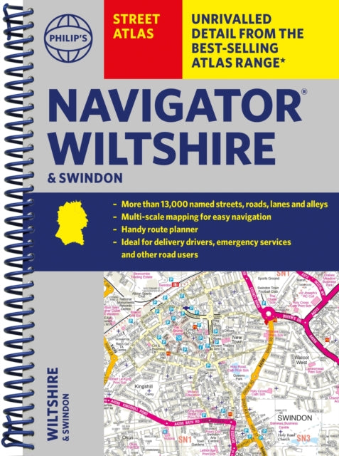 Philip's Navigator Street Atlas Wiltshire and Swindon