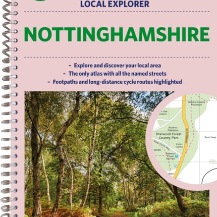 Philip's Local Explorer Street Atlas Nottinghamshire