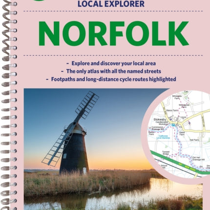 Philip's Local Explorer Street Atlas Norfolk