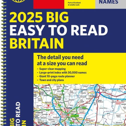 2025 Philips Big Easy to Read Britain Road Atlas