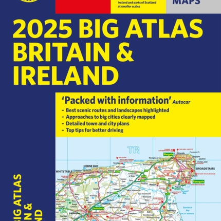 2025 Philips Big Road Atlas of Britain  Ireland