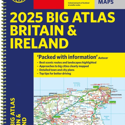 2025 Philips Big Road Atlas of Britain  Ireland