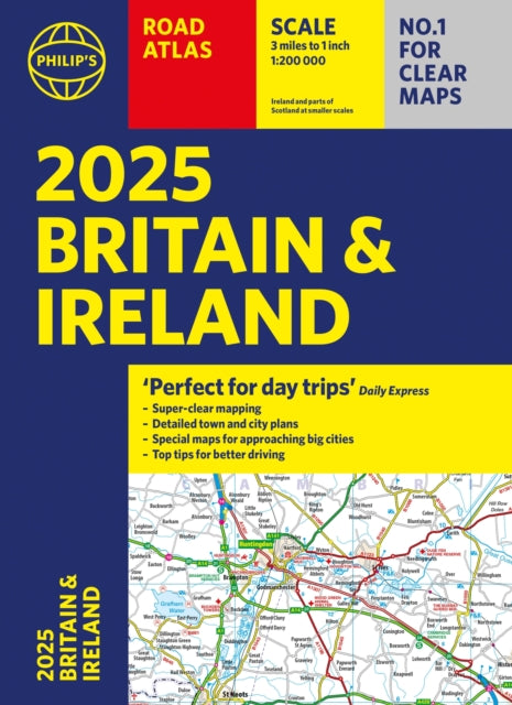 2025 Philips Road Atlas Britain and Ireland