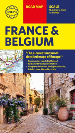 Philips Road Map France and Belgium