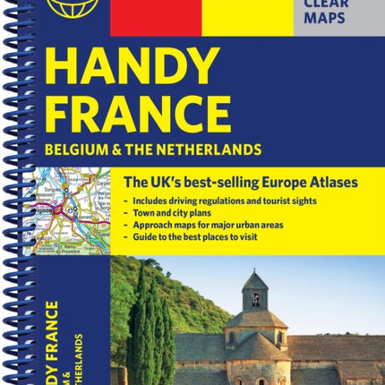 Philips Handy Road Atlas France Belgium and The