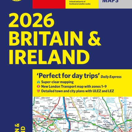 2026 Philips Road Atlas Britain  Ireland