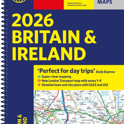 2026 Philips Road Atlas Britain  Ireland