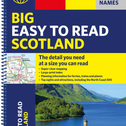 Philips Big Easy to Read Scotland Road Atlas