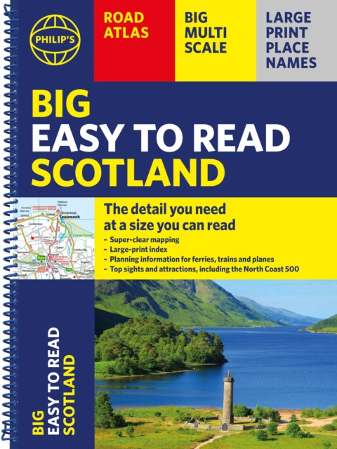 Philips Big Easy to Read Scotland Road Atlas
