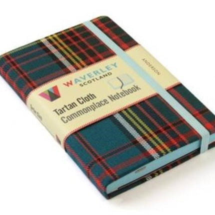 Waverley (M): Anderson Tartan Cloth Commonplace Notebook