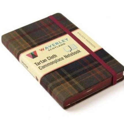 Waverley (M): Kinloch Anderson Tartan Cloth Pocket Commonplace Notebook