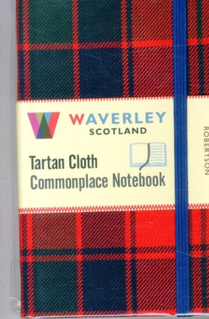 Waverley (M): Robertson Tartan Cloth Commonplace Pocket Notebook