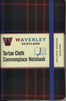 Waverley (M): MacDuff Modern Hunting Tartan Cloth Commonplace Pocket Notebook