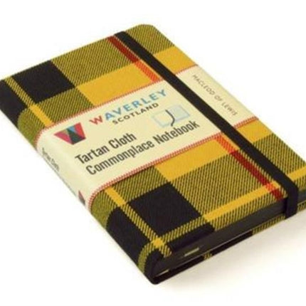 Waverley (M): MacLeod of Lewis Tartan Cloth Commonplace Pocket Notebook