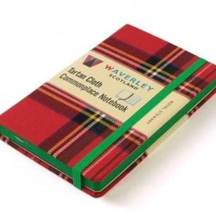 Waverley (L): Royal Stewart Tartan Cloth Large Commonplace Notebook