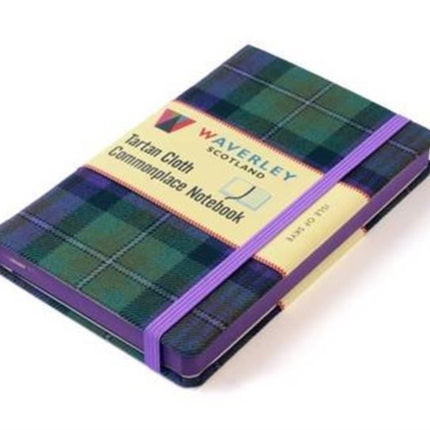 Isle of Skye Tartan: Waverley Scotland Large Tartan Cloth Commonplace Notebook