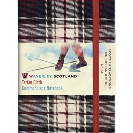 Waverley S.T. (M): Dress Pocket Genuine Tartan Cloth Commonplace Notebook