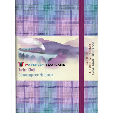 Waverley S.T. (M): Romance Pocket Genuine Tartan Cloth Commonplace Notebook