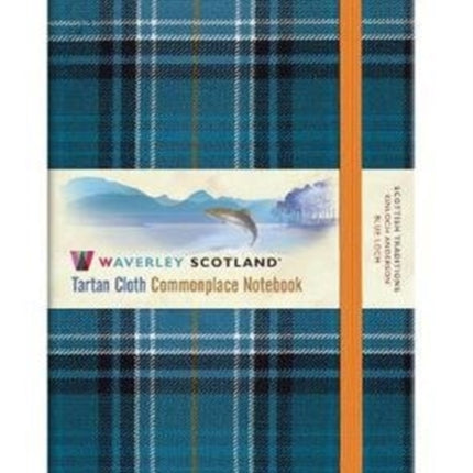 Blue Loch Waverley Tartan Notebook/Journal: Large: 21 x 13cm