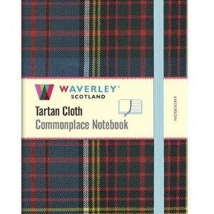 Waverley Anderson Tartan Large Notebook: 21cmx13cm