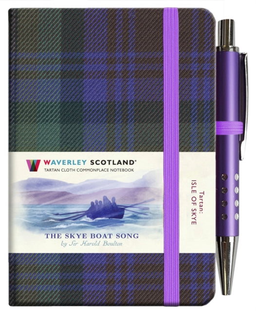 The Skye Boat Song Tartan Notebook (mini with pen)