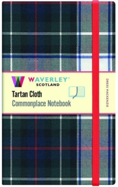 Dress Mackenzie Large Tartan Notebook: 21 x 13cm: - Waverley Scotland Tartan Cloth Commonplace Notebook/Journal