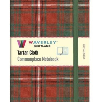 Waverley Tartan Commonplace Hay Ancient Large (21 X 13CM) Notebook