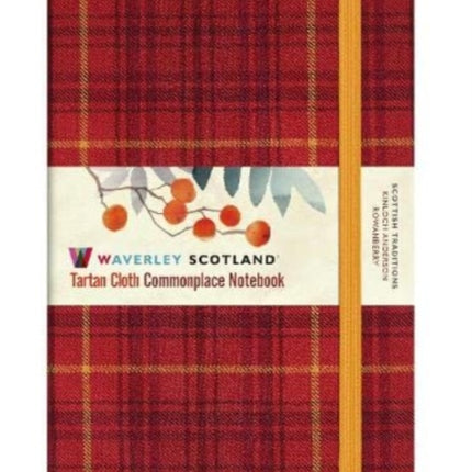 Waverley Scotland Tartan Notebook: Rowanberry Large 21 x 13cm