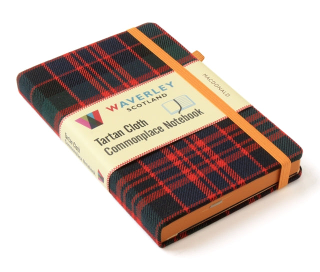 Waverley M MacDonald Tartan Cloth Commonplace Notebook